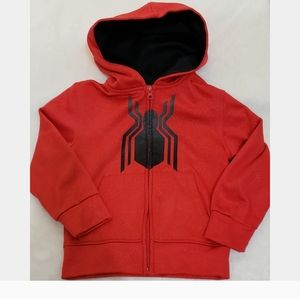 Kids Spider Man Full Zip Hoodie
